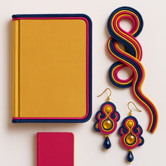 How to Use Soutache Trim on Books, Jewelry, and Everyday Objects