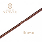 Brown Soutache Cord by Farber Braid - ⅛ Inch Braided Cord