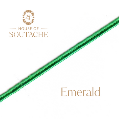 Wholesale Emerald Soutache Braid Cord 1/8 Inch | 144 Yard Spool