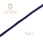 Navy Soutache Cord by Farber Braid - ⅛ Inch Braided Cord