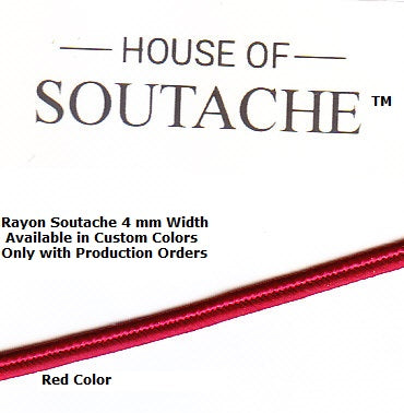 Rayon Soutache 4 mm for School Uniforms, Military, Embellishments - House of Soutache™