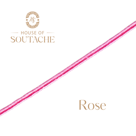 Wholesale Rose Soutache Braid Cord 1/8 Inch | 144 Yard Spool