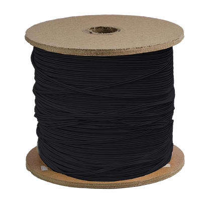 Wholesale Black Soutache Braid Cord 1/8 Inch | 144 Yard Spool